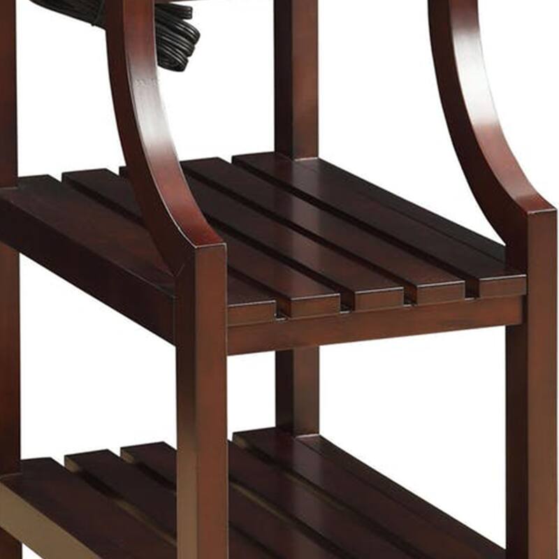 Modish Side Table (USB), Espresso