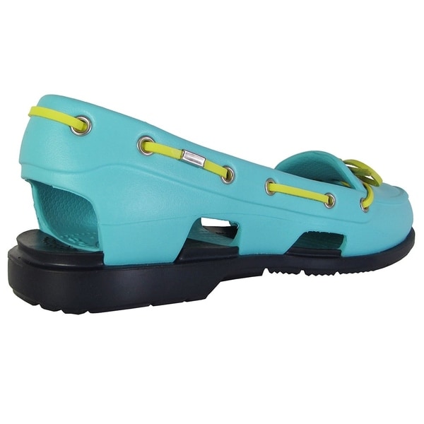 crocs women's beach line hybrid boat shoe