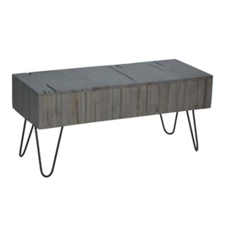 East At Main's Regina Rustic Farmhouse Bench - 39"x16"x18"