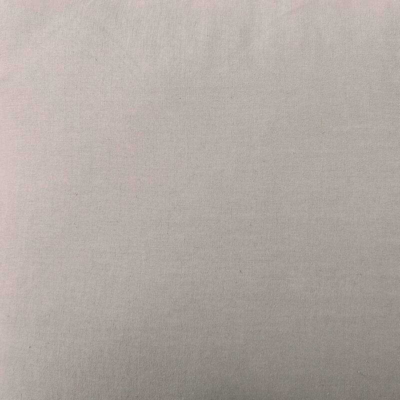 Brooklyn Loom Natural Flax Linen 3-piece Duvet Cover Set