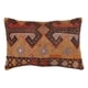 preview thumbnail 1 of 1, Vintage Turkish Kilim Lumber Pillow (16" X 24")