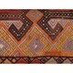 preview thumbnail 2 of 1, Vintage Turkish Kilim Lumber Pillow (16" X 24")