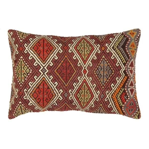 slide 2 of 3, Pasargad Vintage Turkish Kilim Pillow (16" X 24")