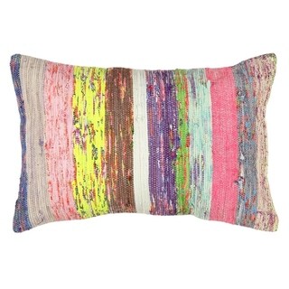 Pasargad Vintage Turkish Kilim Lumber Pillow (16" X 24")