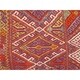 preview thumbnail 2 of 1, Vintage Turkish Kilim Lumber Pillow (16" X 24")