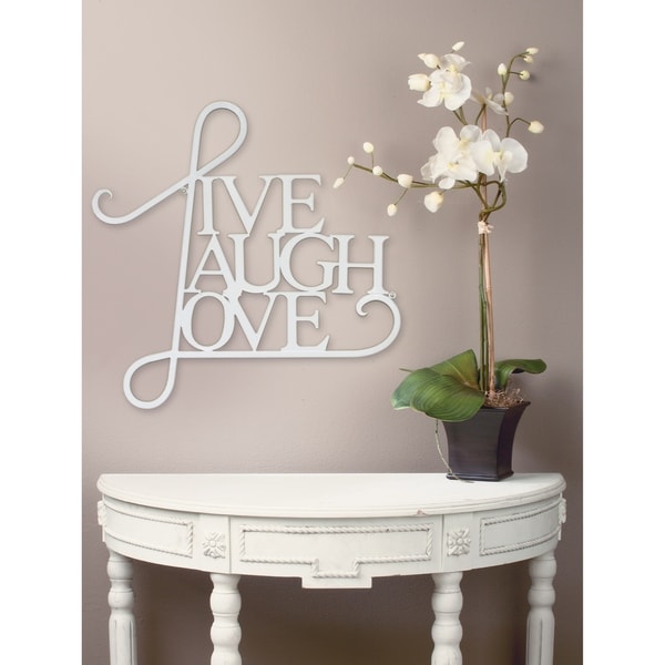 Live Love Laugh Home Decor Red Floral Decor Metal Light Switch Plate Cover