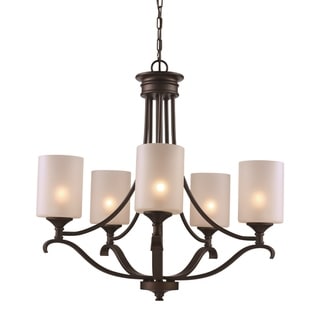 Ballard 5-light Chandelier (Bronze) - Chandeliers For Bedrooms by Overstock.com