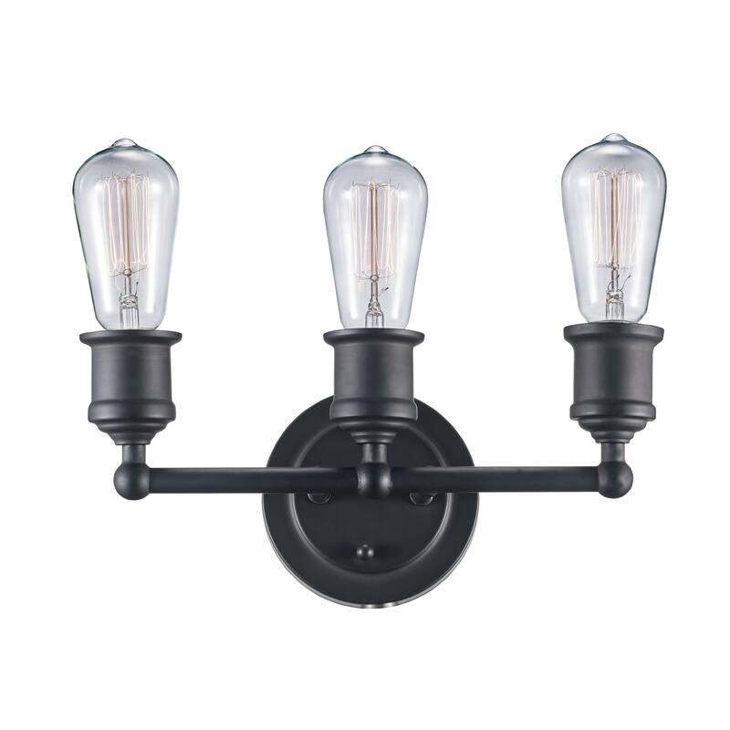 Underwood Rubbed Oil Bronze 3-light Vanity Bar