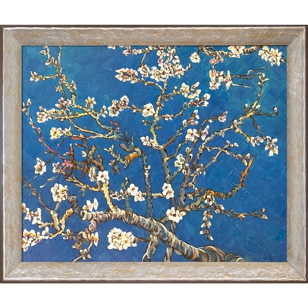 Vincent Van Gogh 'Branches of an Almond Tree in Blossom' Hand Painted Oil Reproduction