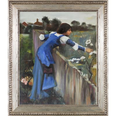 La Pastiche John William Waterhouse 'The Flower Picker' Hand Painted Oil Reproduction