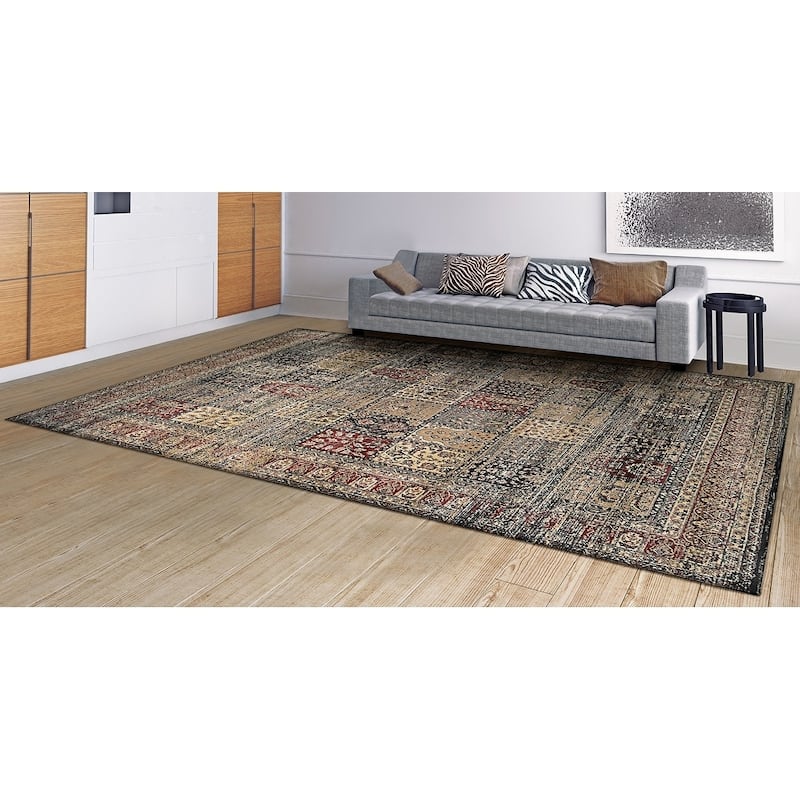 Zahara Column Panel Area Rug
