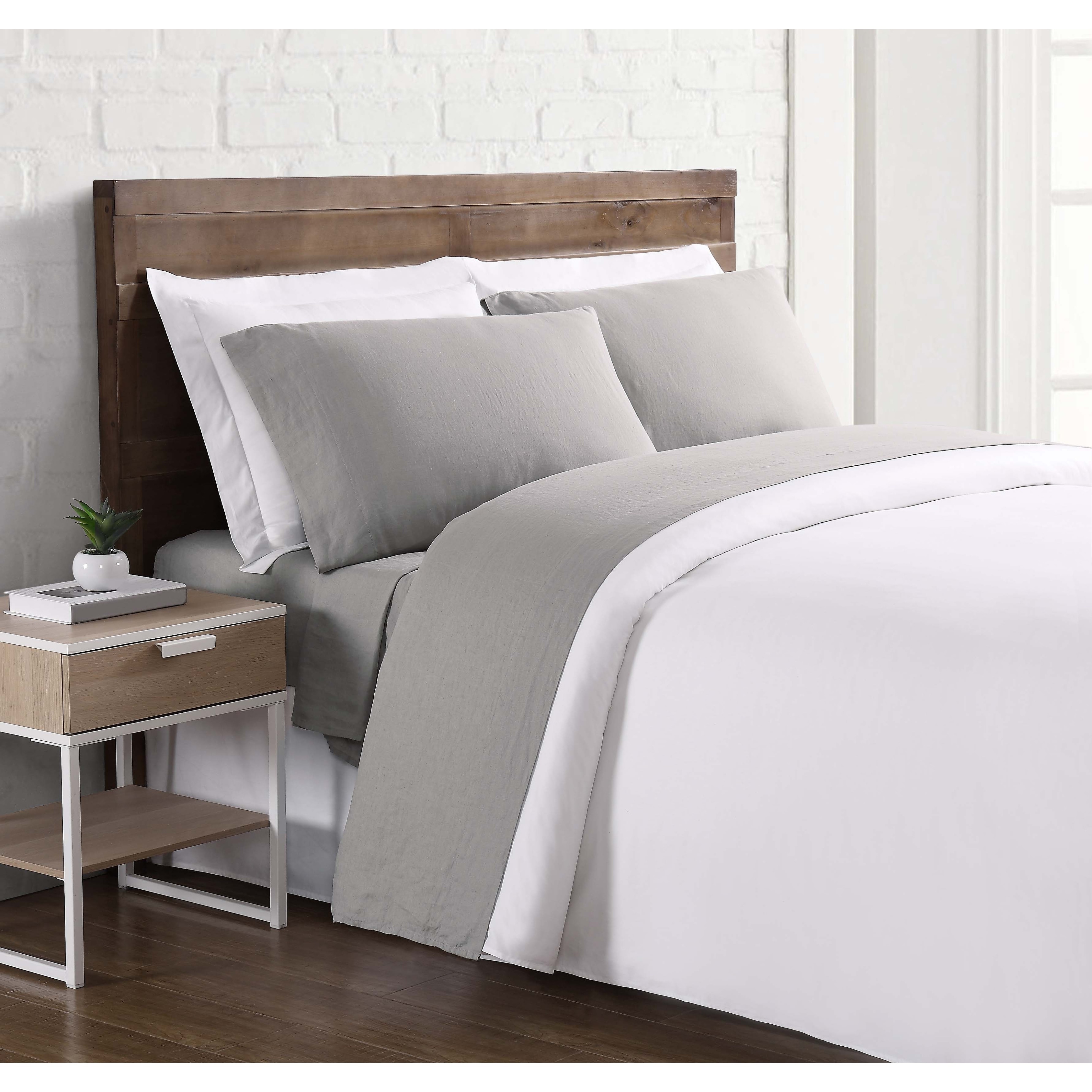 Brooklyn Loom 100% Natural Flax Linen 4-Piece Bed Sheet Set - On Sale - Bed  Bath & Beyond - 21473623