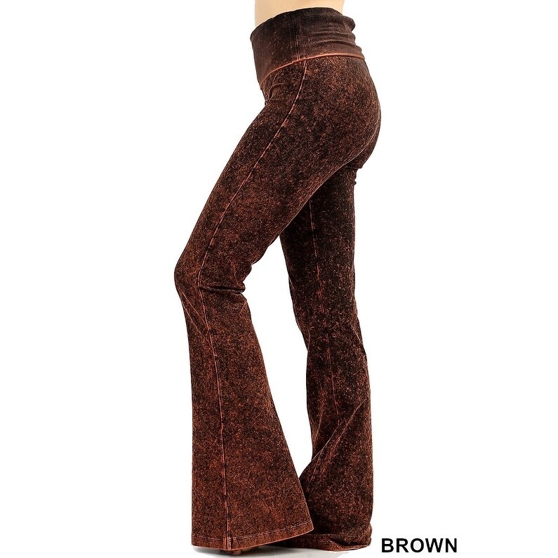 brown yoga pants