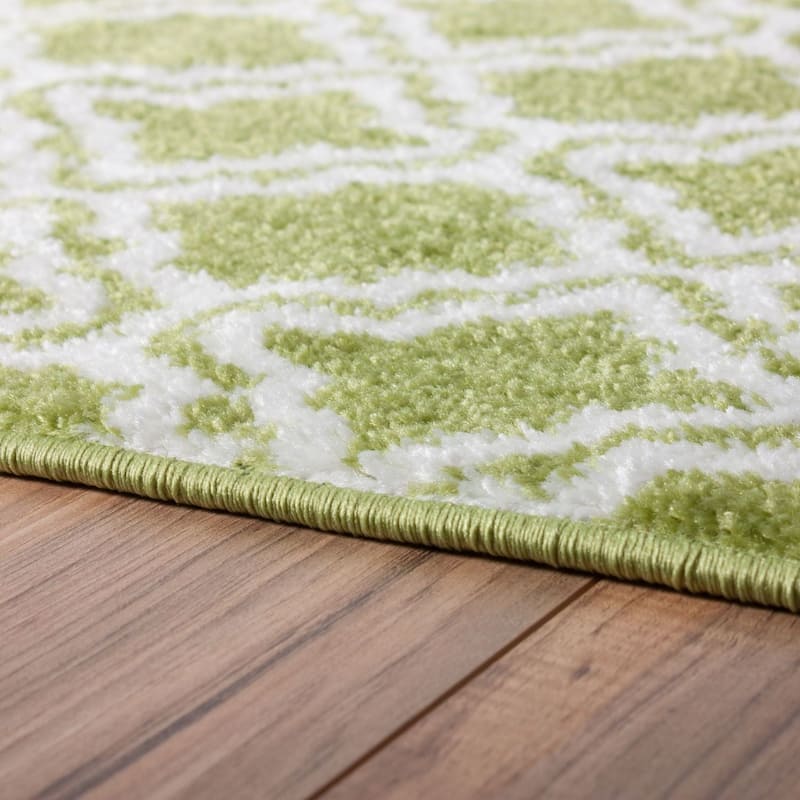 Well Woven Modern Trellis Lattice Bright Runner Rug - 2' x 7'3"