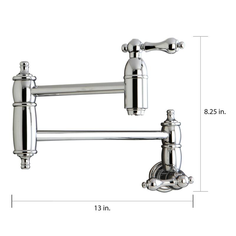 Kingston Brass Kitchen 'Pot Filler' Chrome-plated Faucet