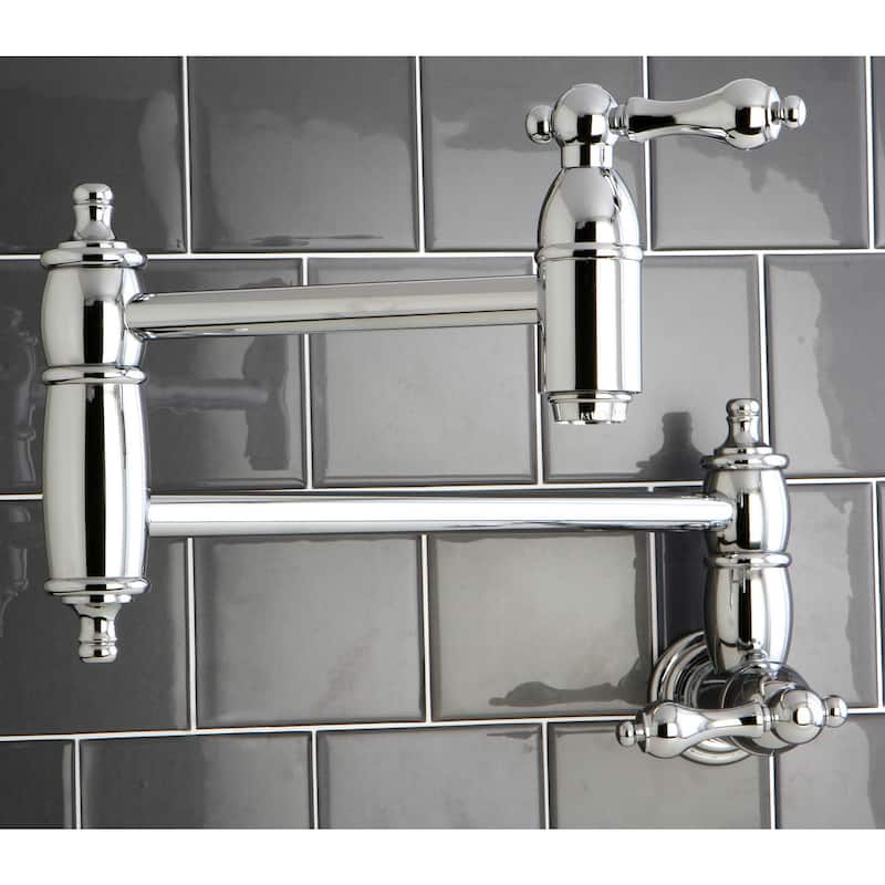 Kingston Brass Kitchen 'Pot Filler' Chrome-plated Faucet
