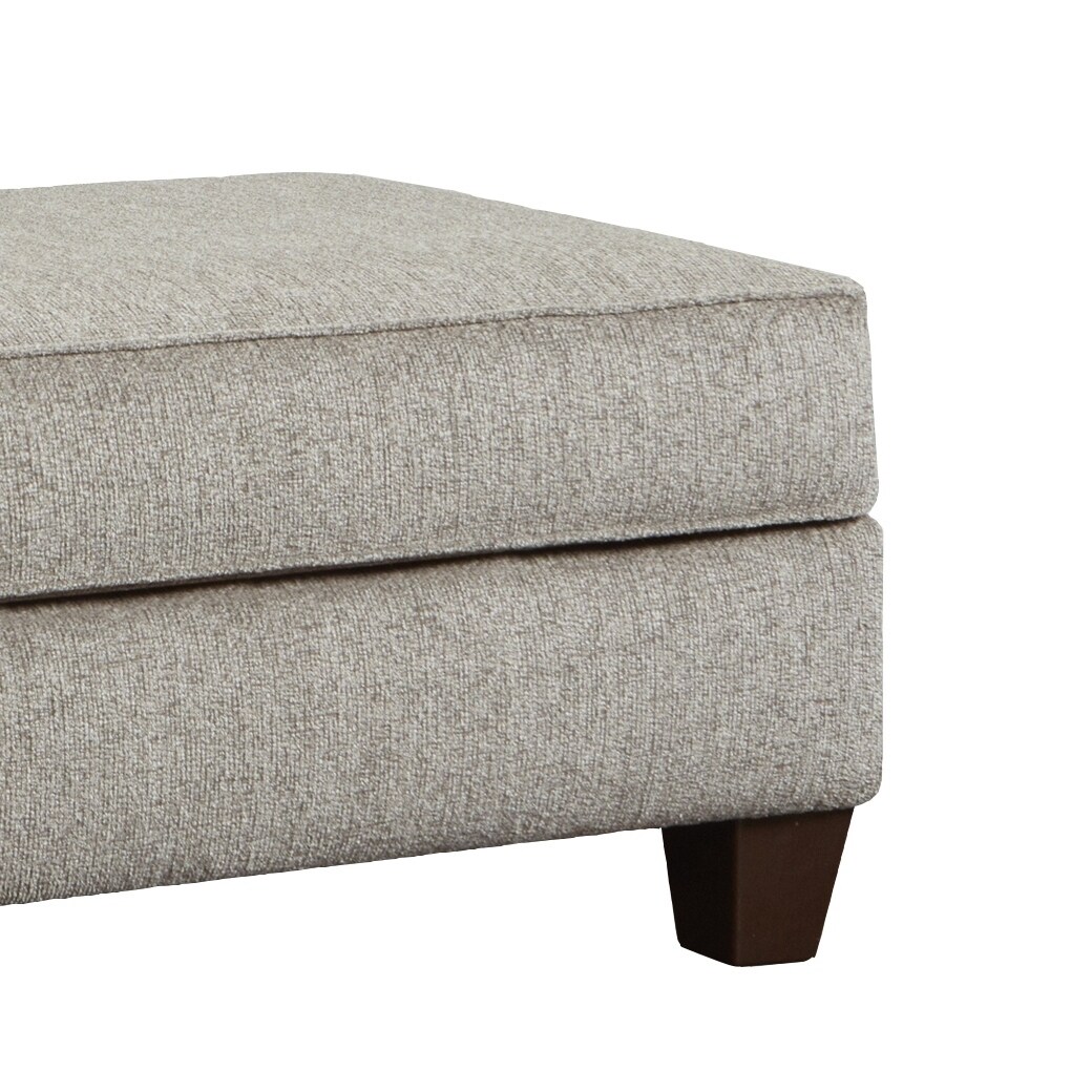 Roundhill Furniture Camero Fabric Cocktail Ottoman  Large