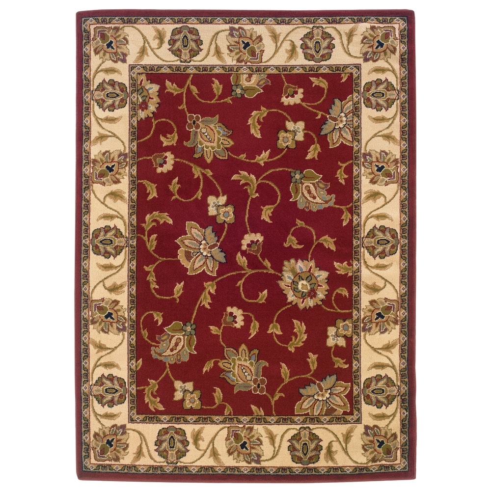 Style Haven Cadence Traditional Elegance Floral Area Rug