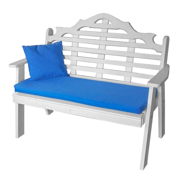 4' Marlboro Garden Bench in Poly Lumber. Opens flyout.