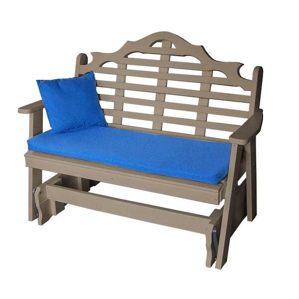 Shop Outdoor 5 Foot Glider In Marlboro Style Recycled Plastic