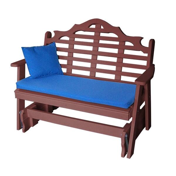 Shop Outdoor 5 Foot Glider In Marlboro Style Recycled Plastic