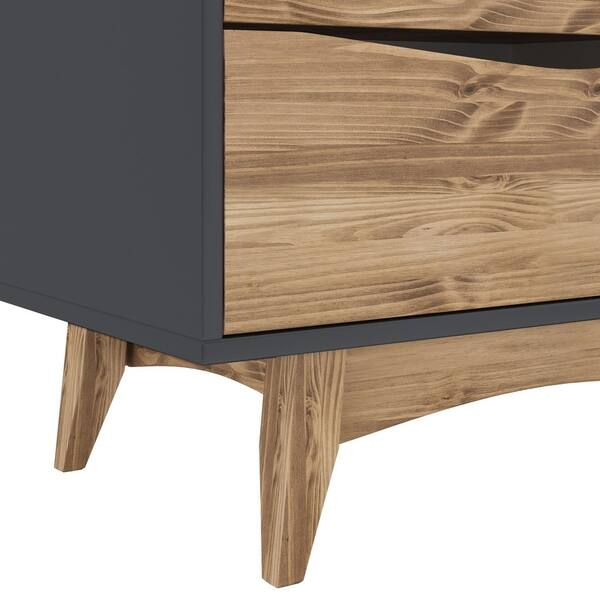 Shop Modern Rustic 6 Drawer Hamilton 53 54 Inch Tall Dresser