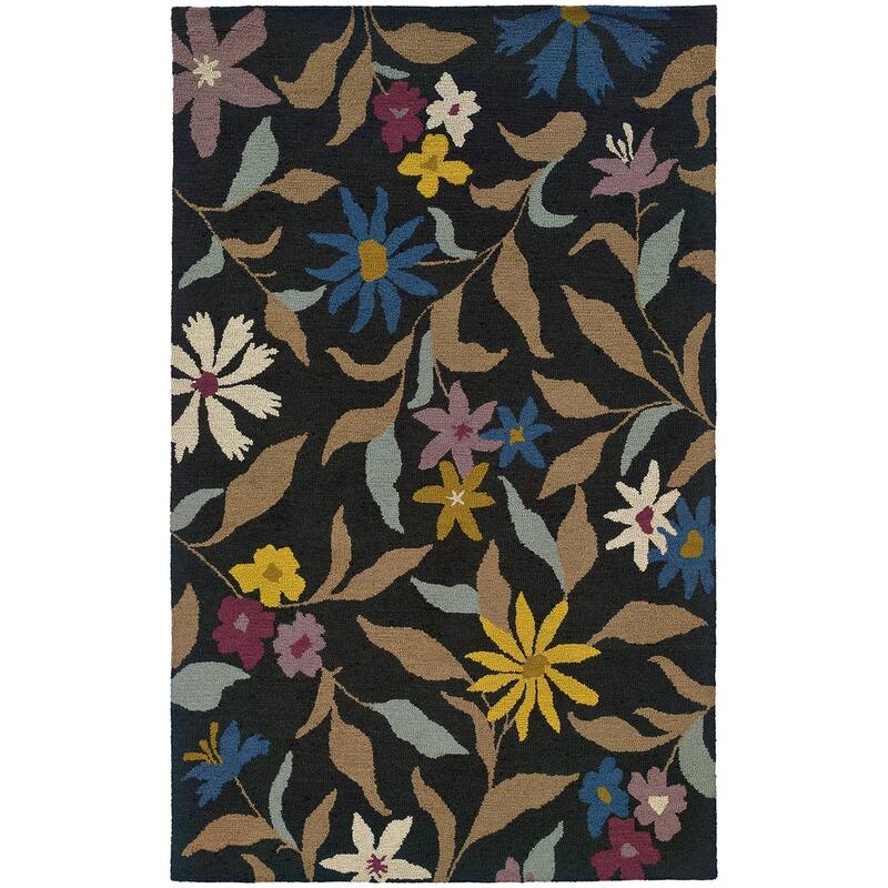 Style Haven Evangeline Nirvana Floral Handmade Wool Area Rug
