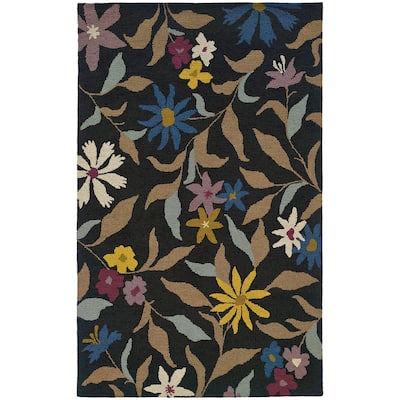 Style Haven Evangeline Nirvana Floral Handmade Wool Area Rug