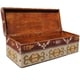 preview thumbnail 1 of 1, Handmade Herat Oriental Indo Tribal Kilim Upholstered Storage Ottoman - 47" x 16" x 16"