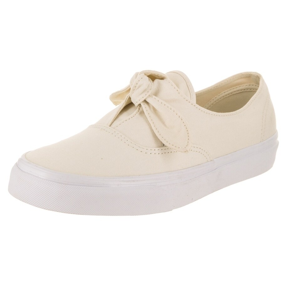 canvas authentic knotted vans