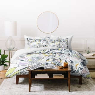 Gabriella Red Contempory Floral Duvet Set Choice of Duvet Set or Bed Throw 