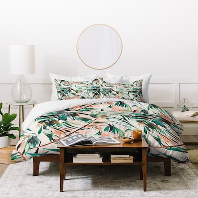 Marta Barragan Camarasa Tropical Leaf Desert Duvet Cover Set