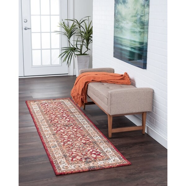 Alise Rugs Montez Traditional Oriental Runner Rug - 2'3 x 11'