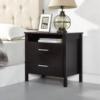 Modern Contemporary Nightstands Bedside Tables Online At Hudson Collection 2 Drawer Night Stand