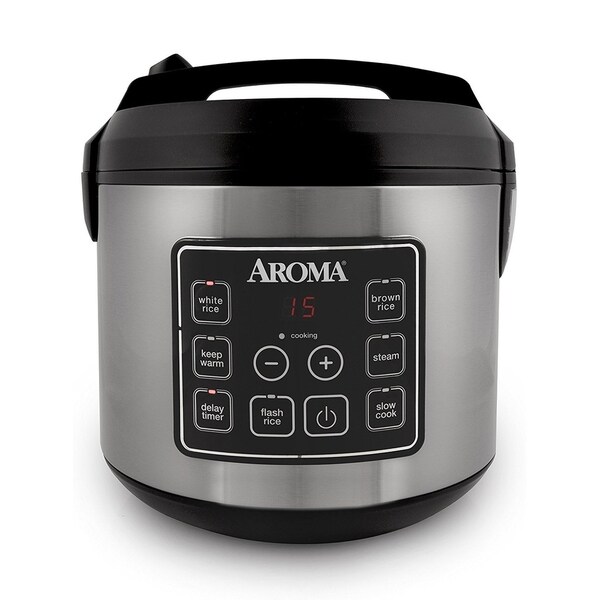 Aroma ARC-150SB 20-Cup (Cooked) Digital Cool-Touch Rice Cooker ...