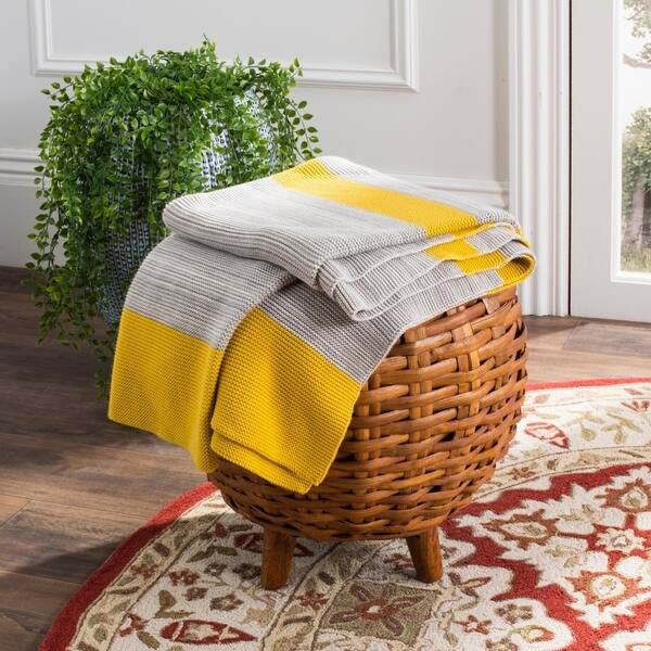 Shop Safavieh Sun Kissed Knit Throw Blanket Free Shipping Today