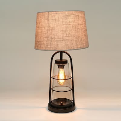 Arstill 2-Light Antique Bronze Table Lamp