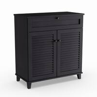 Porch & Den Rocheblave Espresso Wood Multi-use Cabinet with Drawer