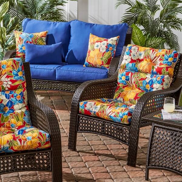 Shop Havenside Home San Elijo Tropical Pattern Outdoor High Back