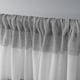 preview thumbnail 11 of 28, Porch & Den Ocean Stripe Sheer Curtain Panel Pair with Rod Pocket