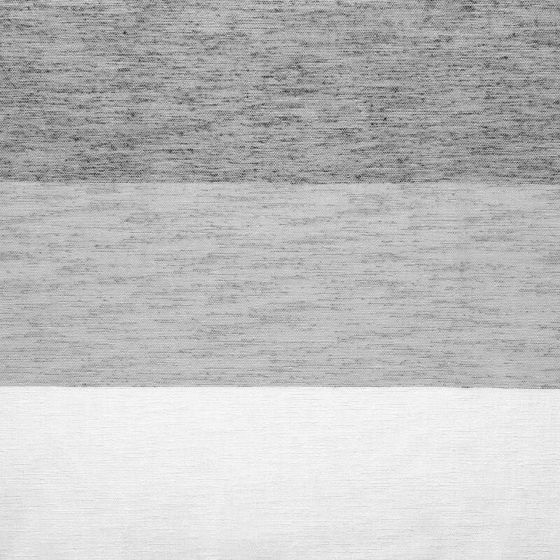 Porch & Den Ocean Stripe Sheer Curtain Panel Pair with Rod Pocket