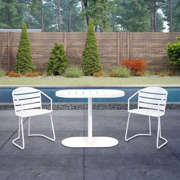 Shop Cosco Outdoor Steel Nesting Bistro Patio Set Free