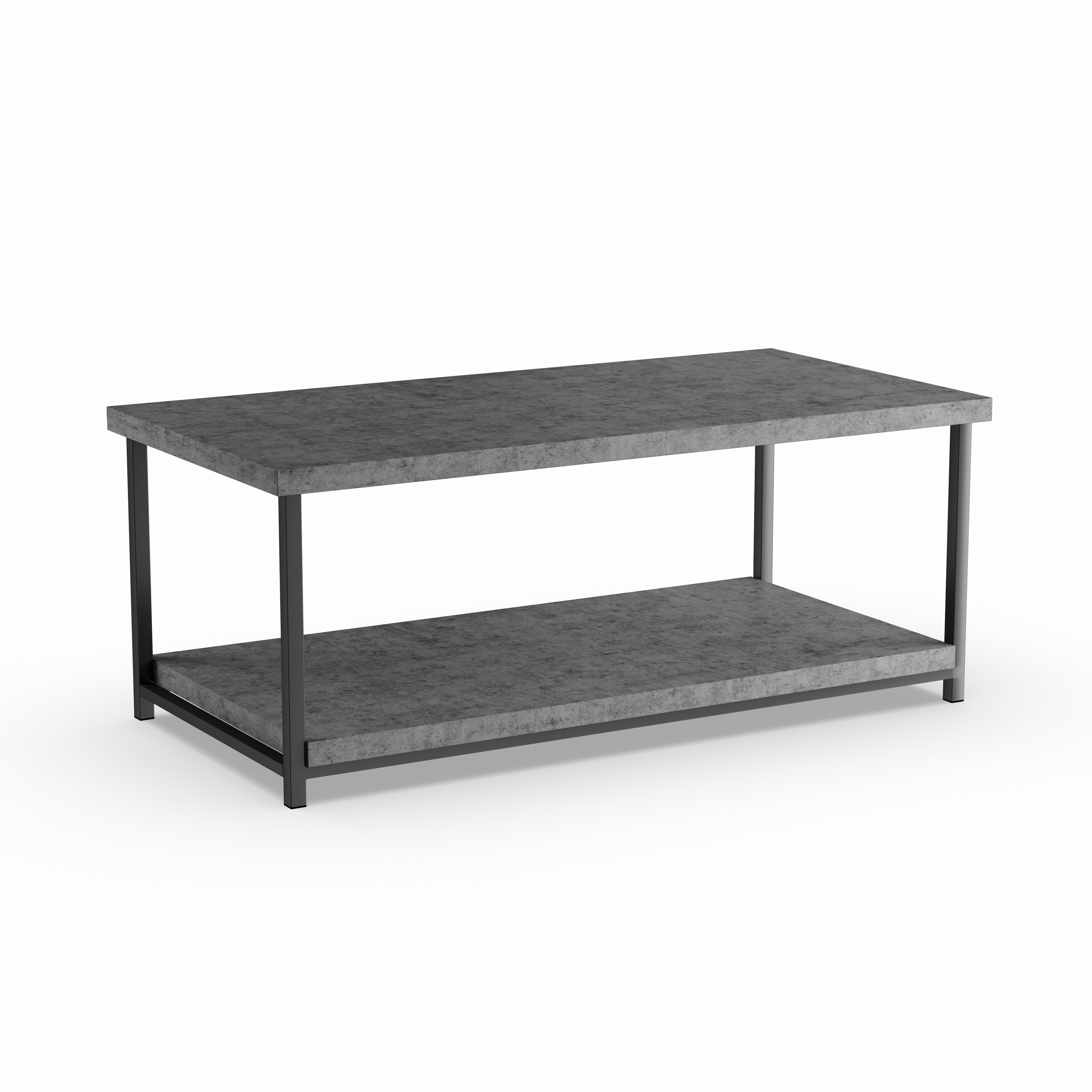 Carbon Loft Shikibu Faux Slate Coffee Table With Storage Shelf Carbon Loft Shikibu Faux Slate Coffee Table With Storage Shelf