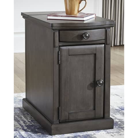 Signature Design by Ashley Laflorn Gray Chairside End Table