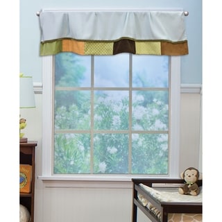 Earth Tones Patchwork Window Valance