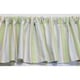 preview thumbnail 2 of 1, Blue Stripe Window Valance