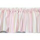 preview thumbnail 2 of 1, Pink Stripe Window Valance