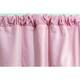 Pink Plush Window Valance