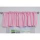 Pink Plush Window Valance