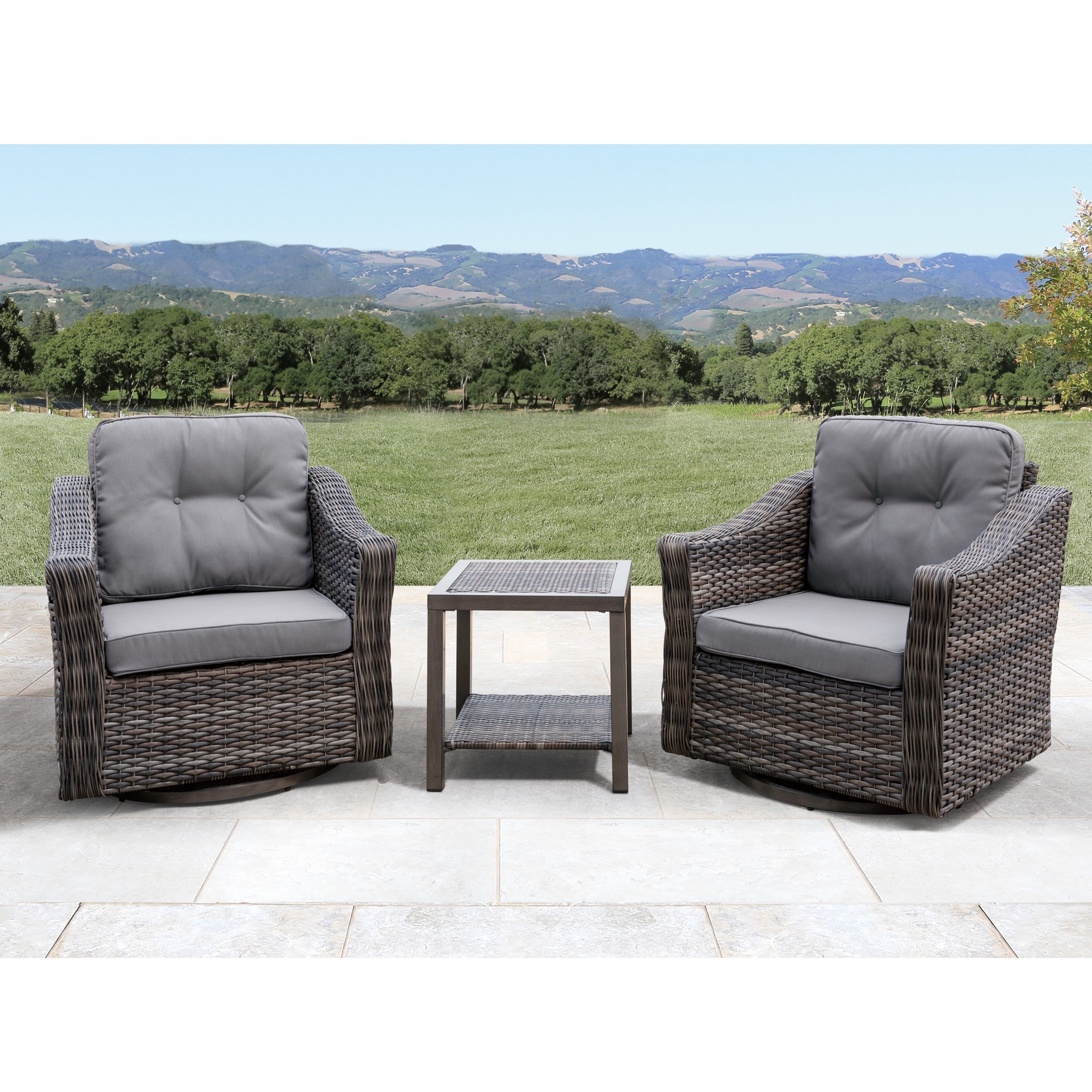 Outdoor Swivel Glider Club Chair : Wicker Swivel Glider Wicker Patio